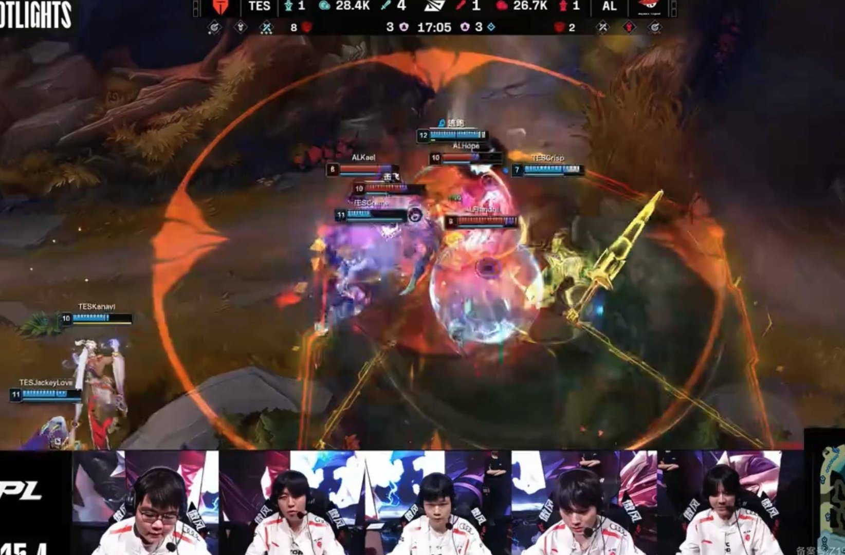 双方的对决，燃烧了整个赛场